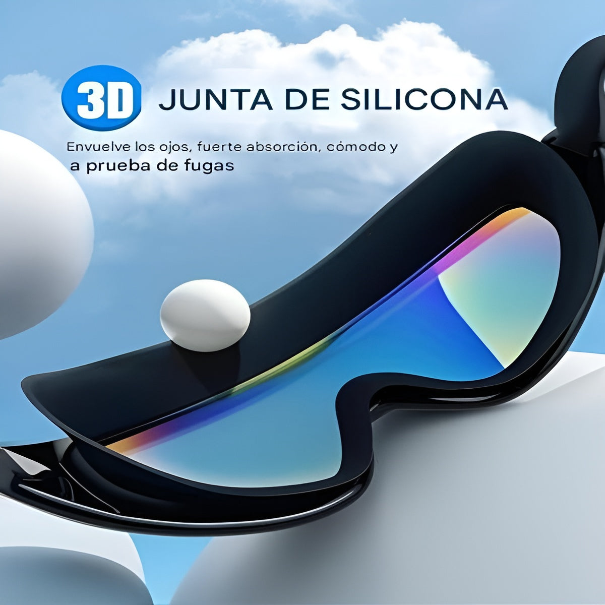 Lentes de Buceo Natacion UV piscina playa para adultos (2 unidades)
