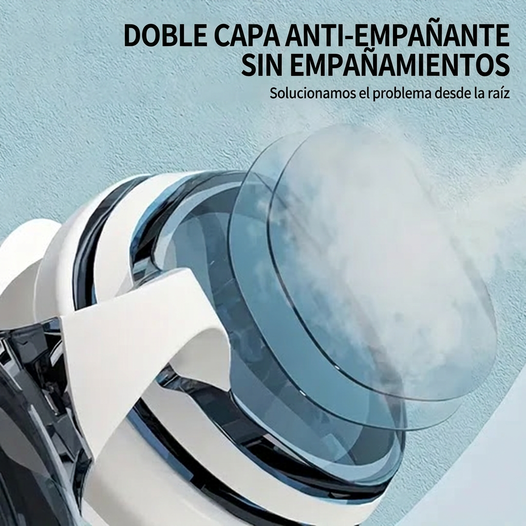 Lentes de natación para adultos impermeables de alto rendimiento