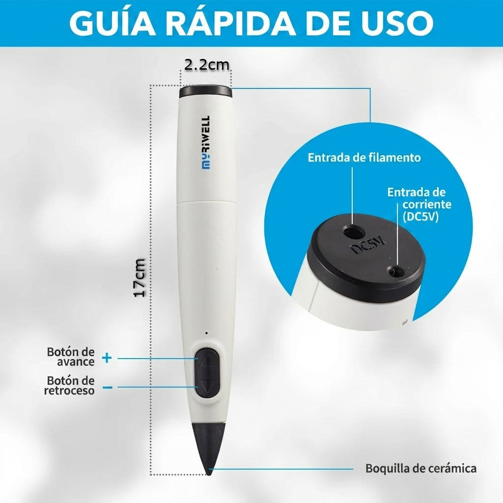 Bolígrafo de impresión 3D