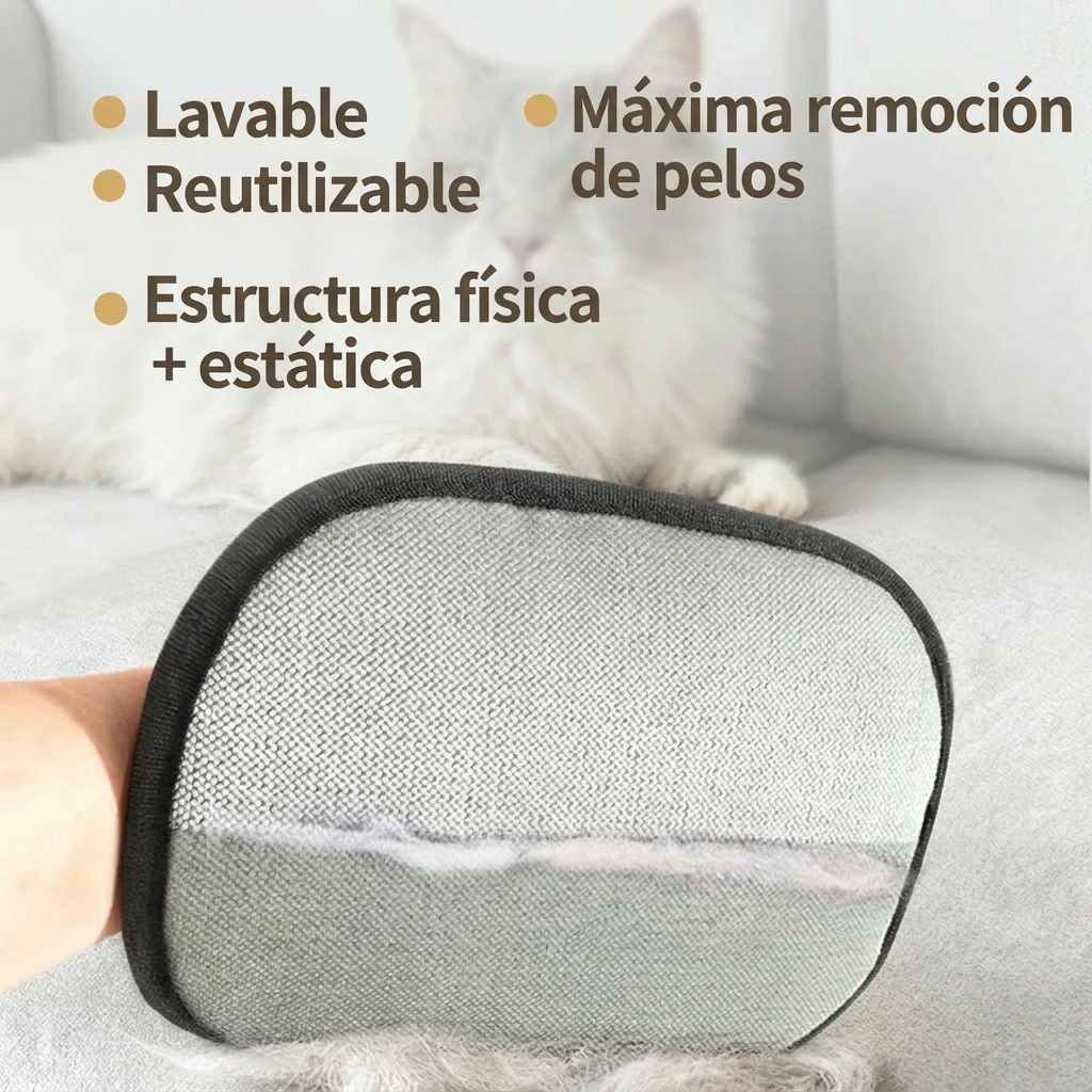 Guante Removedor de Pelo para Mascotas
