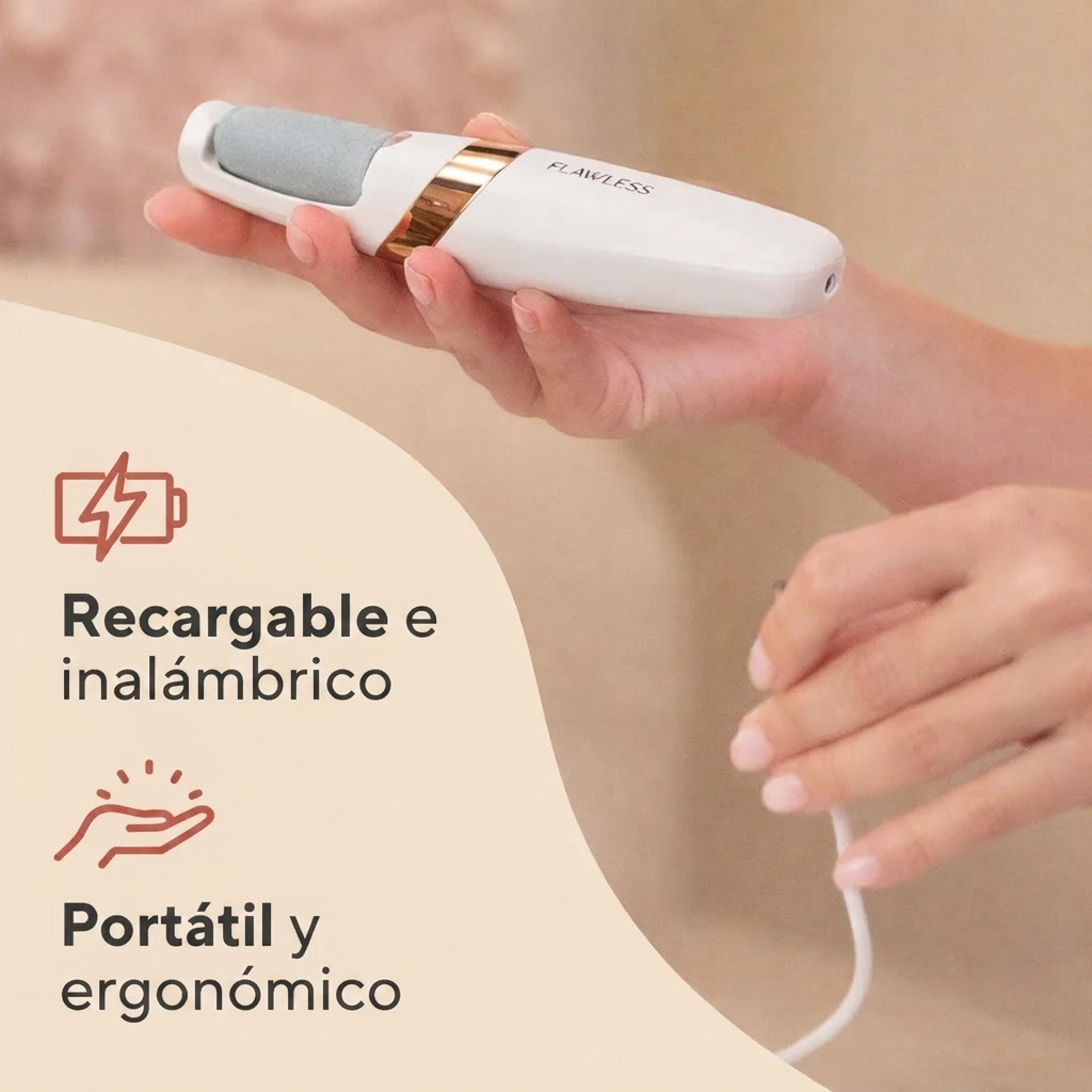 Herramienta electrónica para limar y quitar callos para pedicura