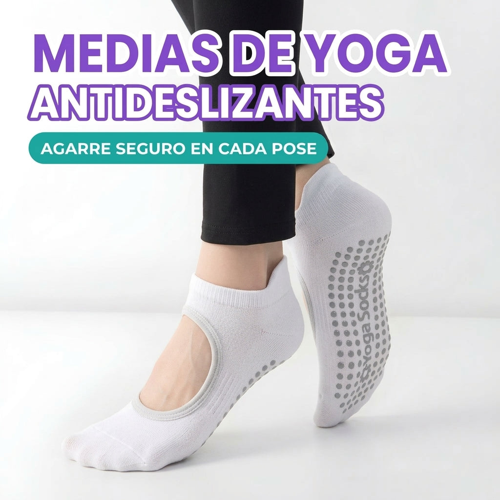 Medias de yoga antideslizantes