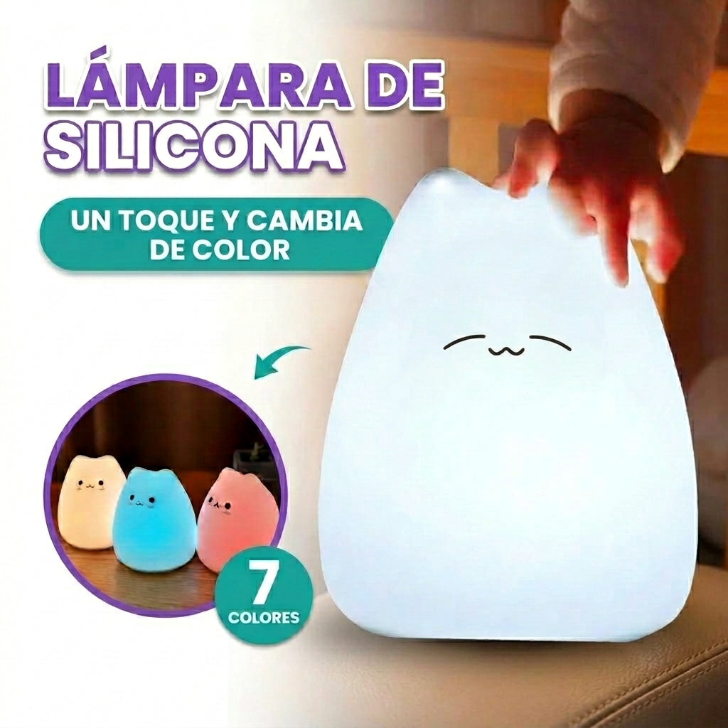 Lampara de silicona para mesa