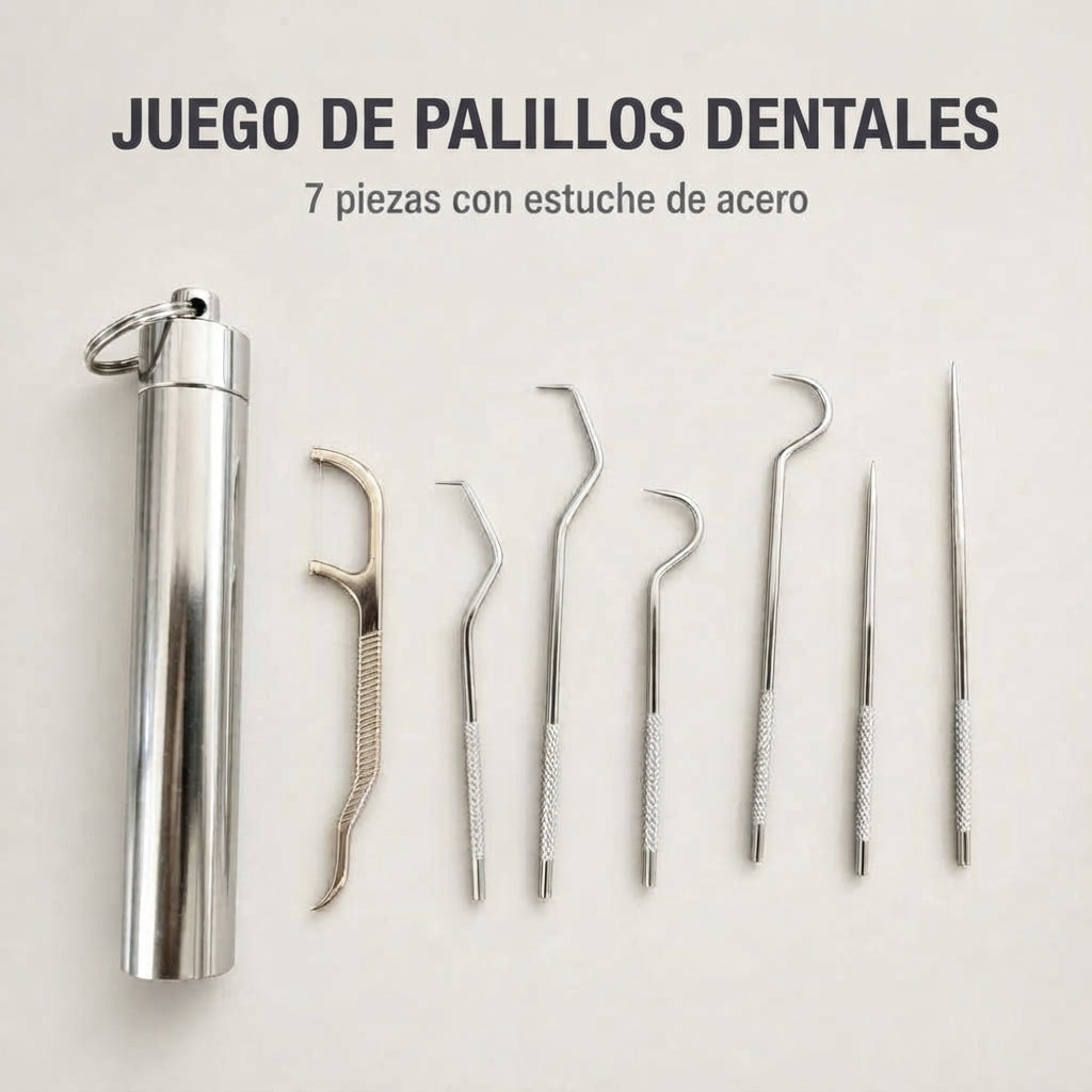 Juego de palillos dentales de 7 pcs