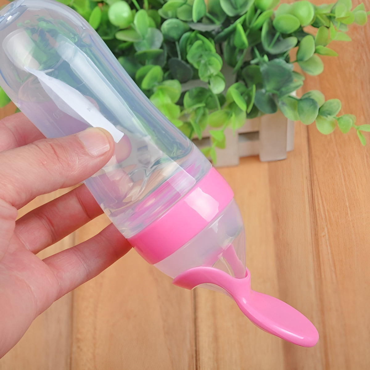 Botella de silicona con cuchara y cubierta 90ml – Tienda online NQLN Store Venezuela