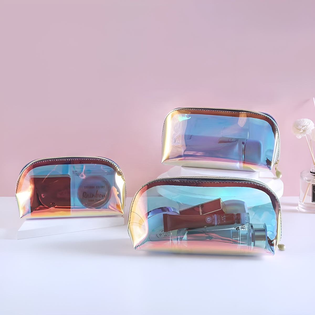 Bolso transparente para maquillaje – Envío a toda Venezuela – NQLN Store