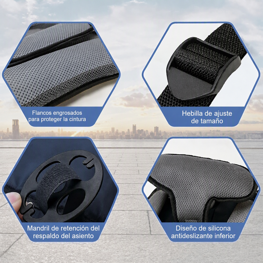 Asiento ajustable de carro para bebe