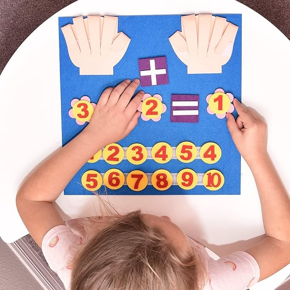 Juguete educativo de fieltro para ninos