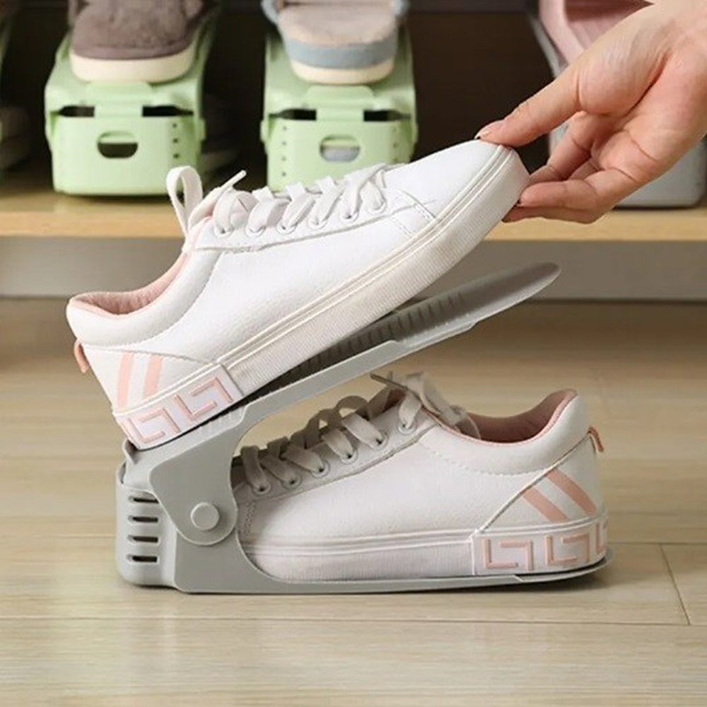 Zapatera con almacenamiento ajustable