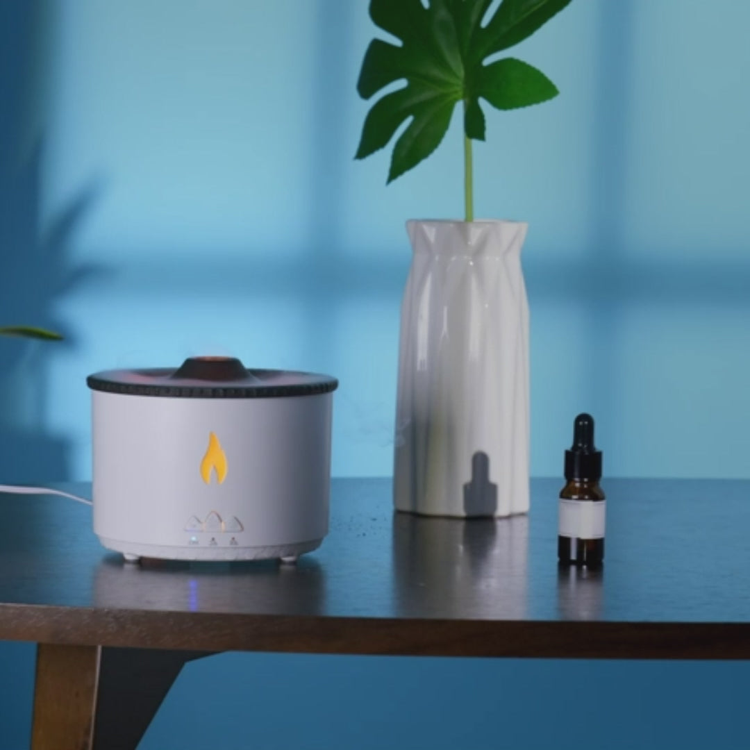 Difusor de aroma con llamas