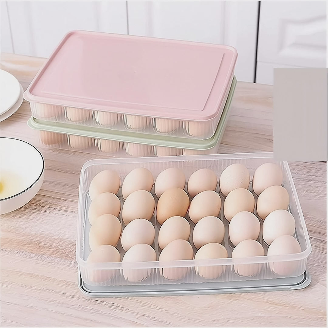 Recipientes de almacenamiento con tapa para huevos pequeños Recipientes de almacenamiento con tapa para huevos pequeños