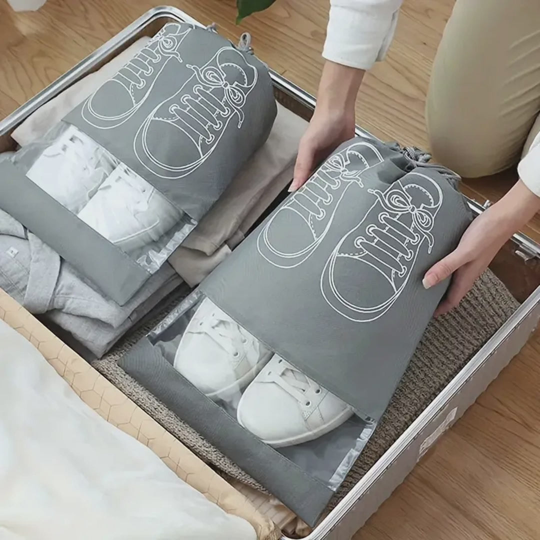 Bolsas para zapatos de viaje con cierre (Pack de 5) Bolsas para zapatos de viaje con cierre (Pack de 5)