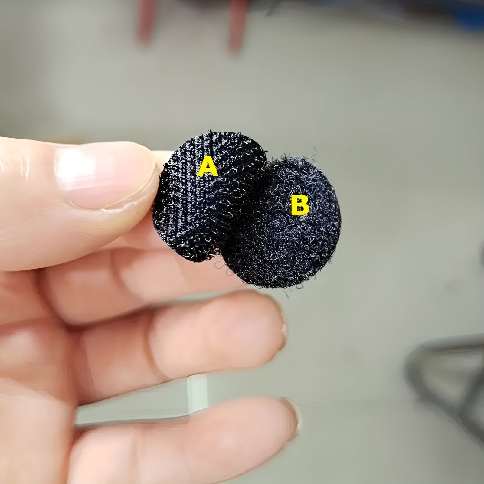 Pegatinas circulares de cierre mágico (50 unidades)