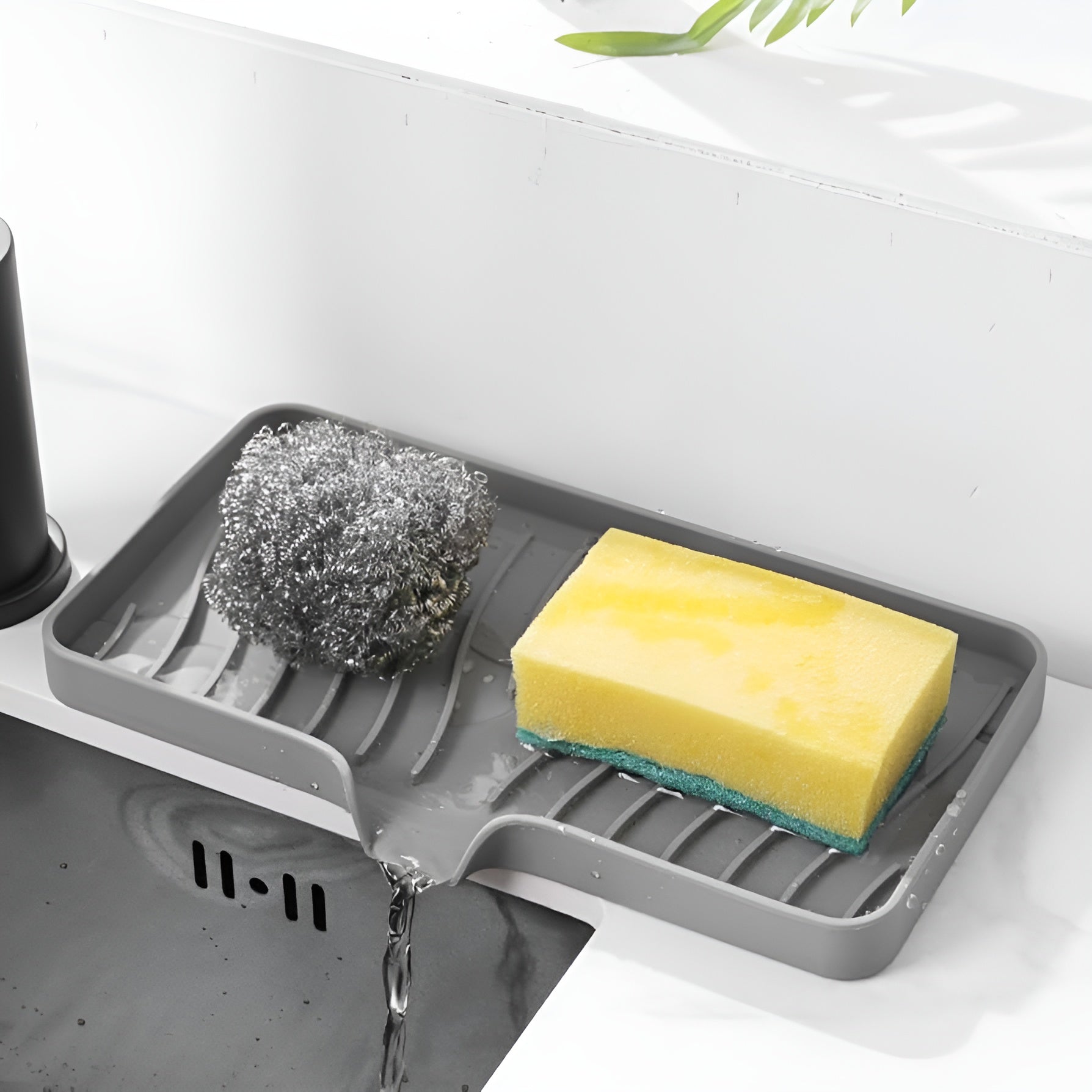 Bandeja de silicona para fregadero