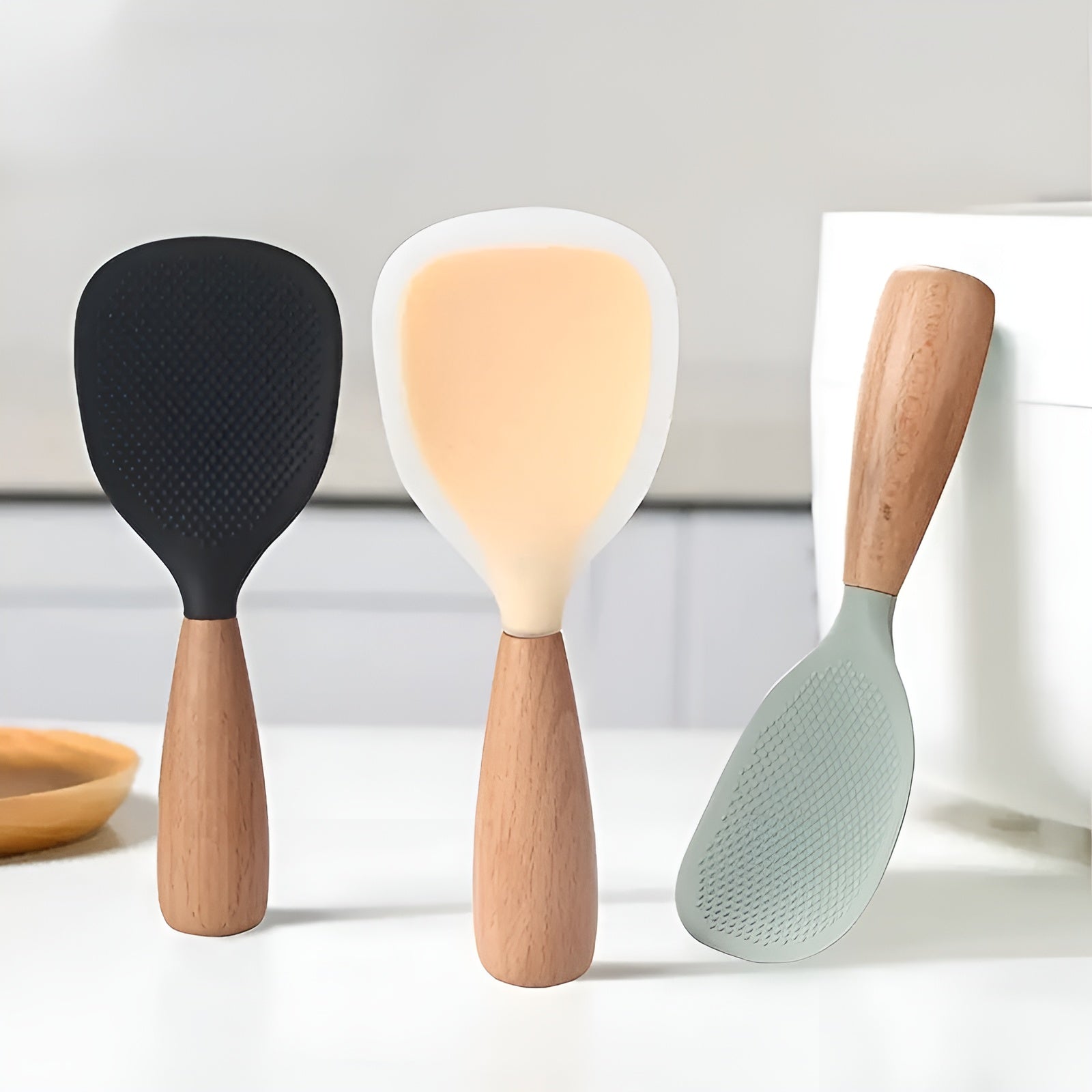 Espátula de silicona con mango