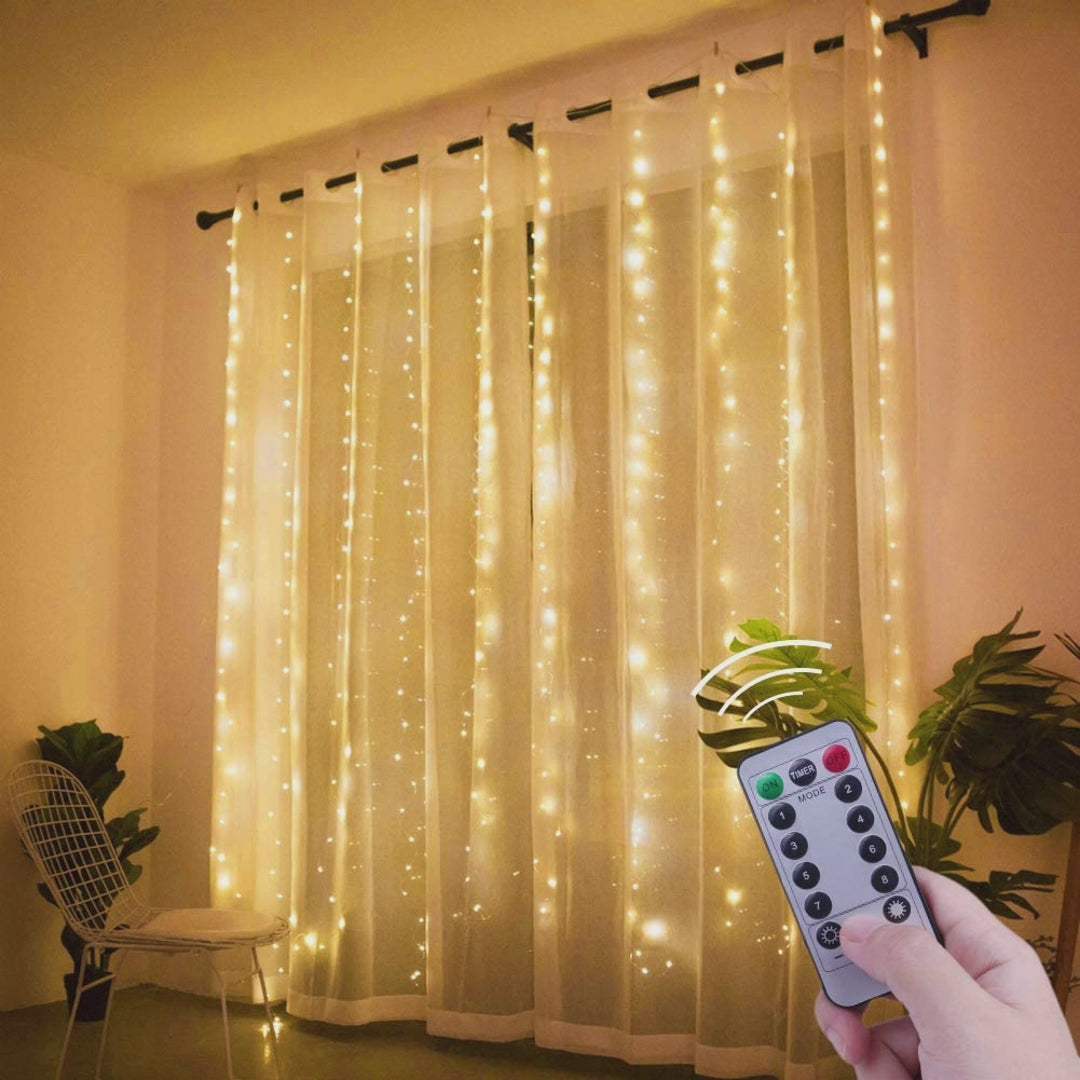 Luz de Cortina de luces Decoración De Habitación