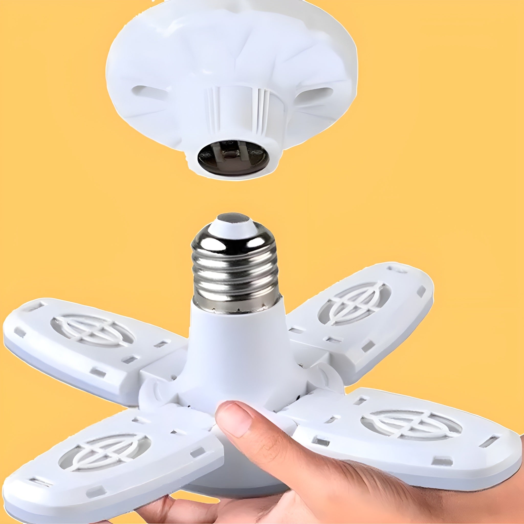 Bombillo LED en forma de cruz plegable