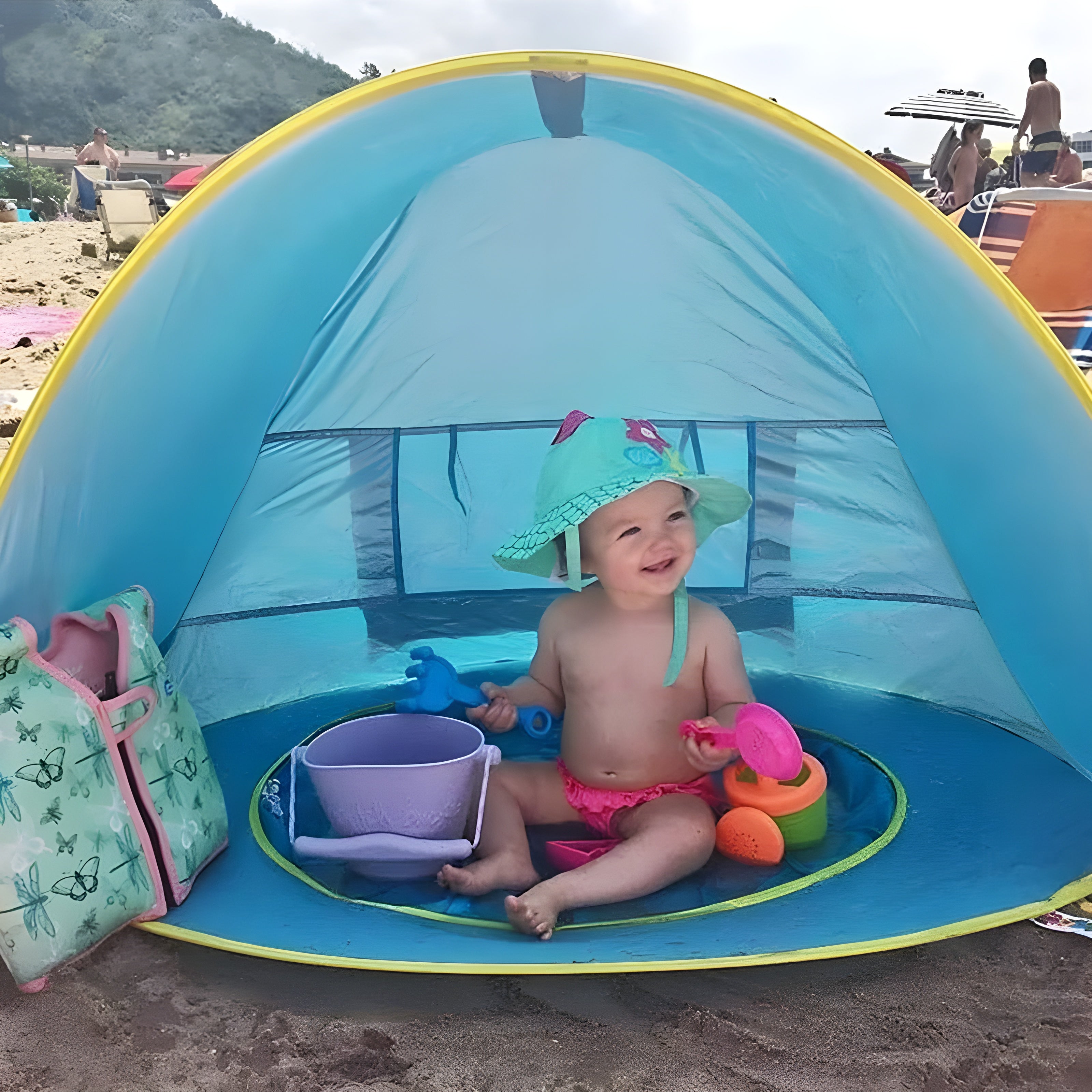 Carpa plegable de playa para bebes