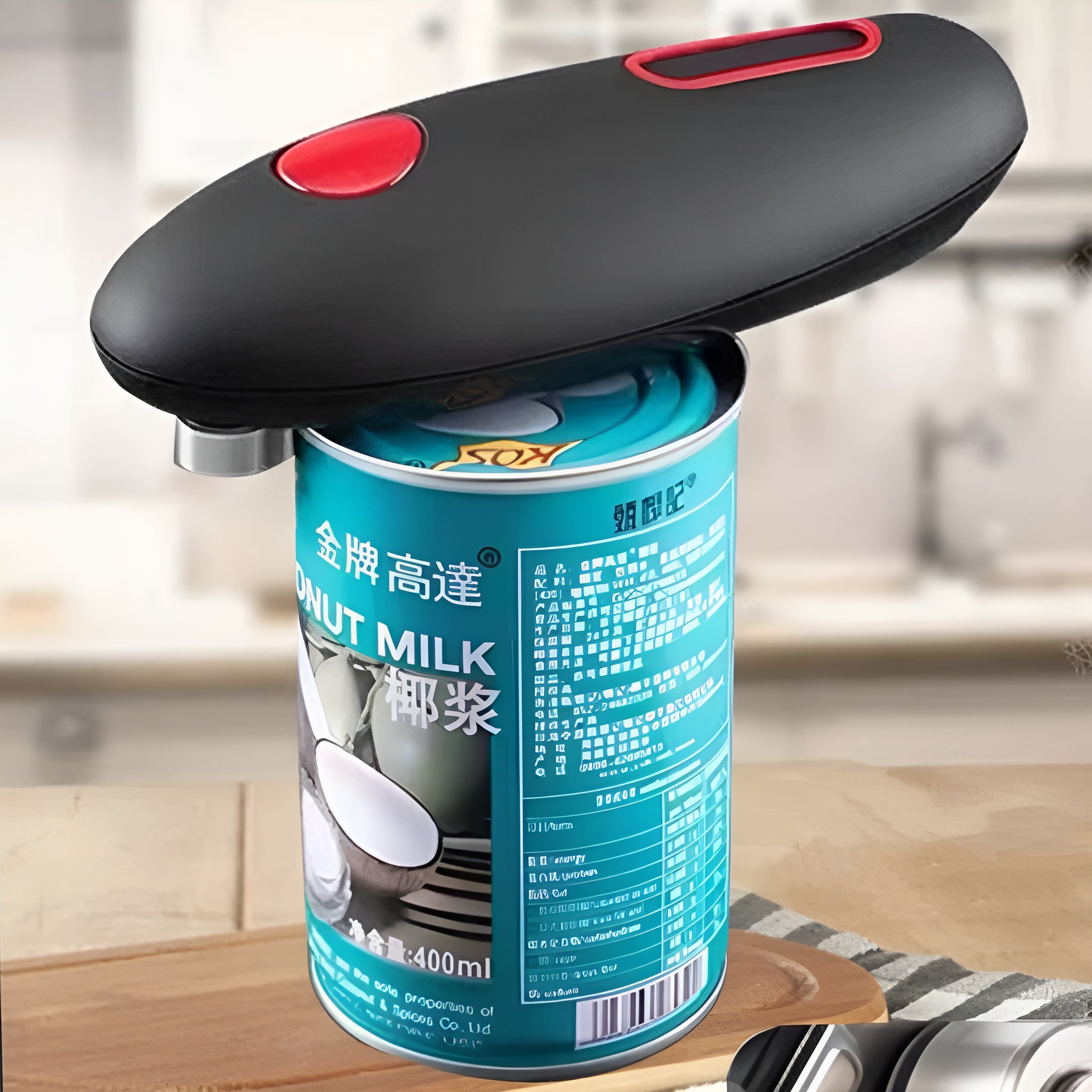 Abrelatas automatico con borde liso