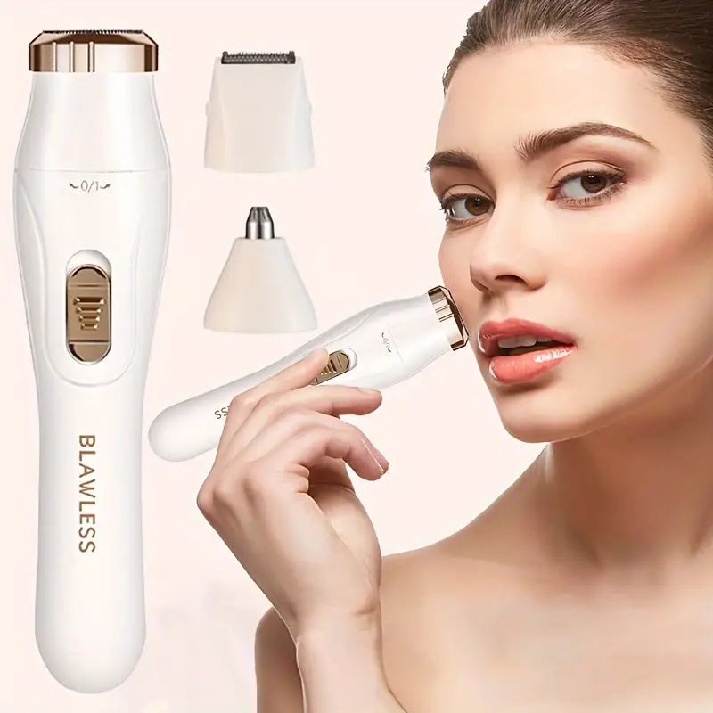 Afeitadora electrica 3 en 1 con eje de hoja ajustable