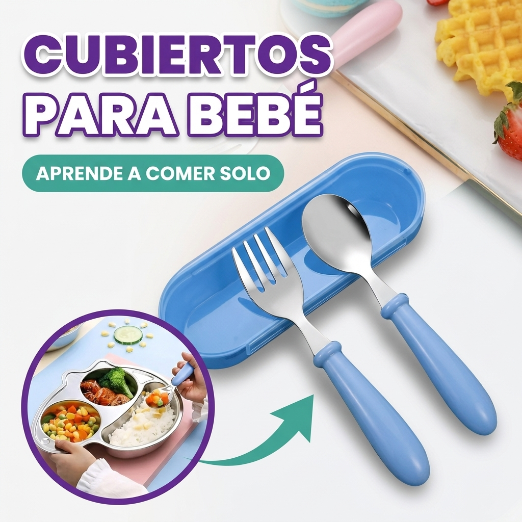 Juego de cubiertos para bebe