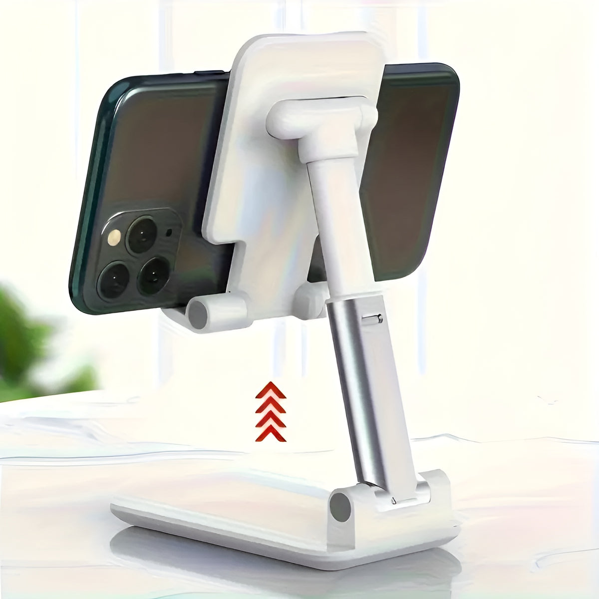 Soporte de teléfono celular o tablet – Vista de cerca del producto – NQLN Store