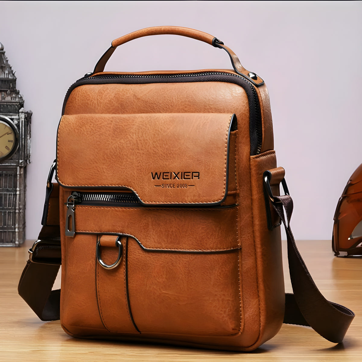 Bolso Bandolero de Cuero Sintético