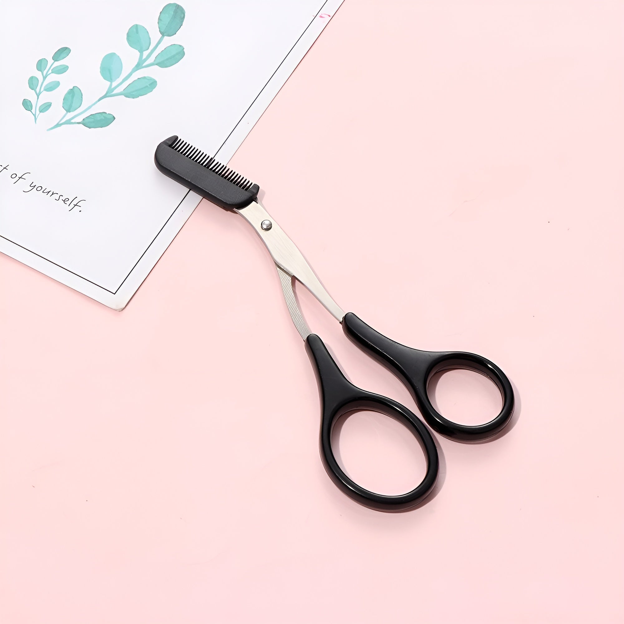 Tijeras recortadoras de cejas con peine – Tienda online NQLN Store Venezuela