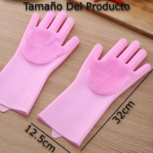 Guantes de silicona para lavar platos