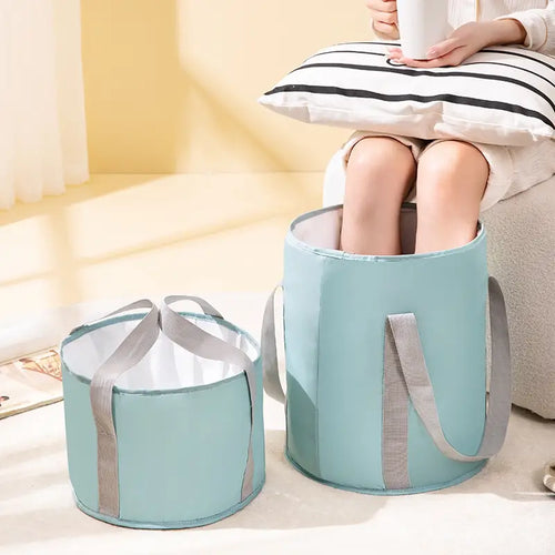 Banera Plegable Portatil con Asa para Pies