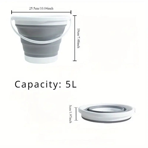 Cubo plegable portátil
