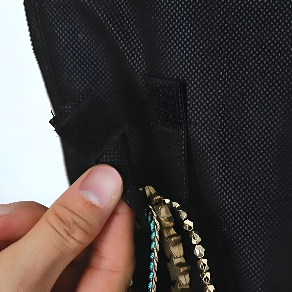 Organizador Colgante de Joyas Doble Cara