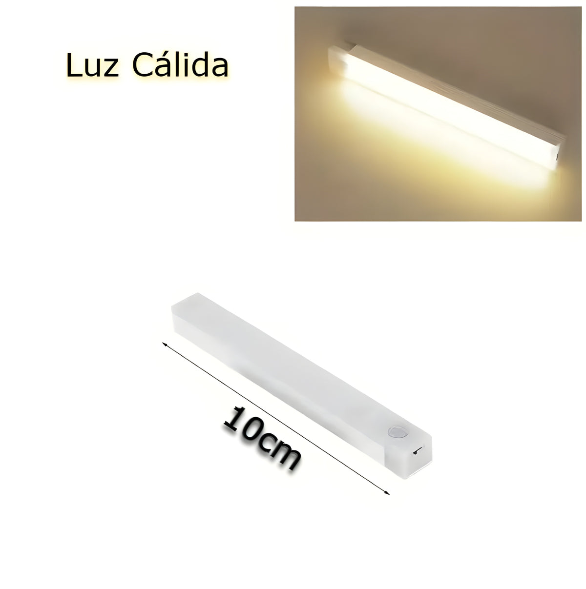 Lámpara de Sensor de Luz Recargable USB