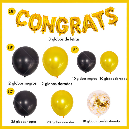 Kit de Globos de Graduación