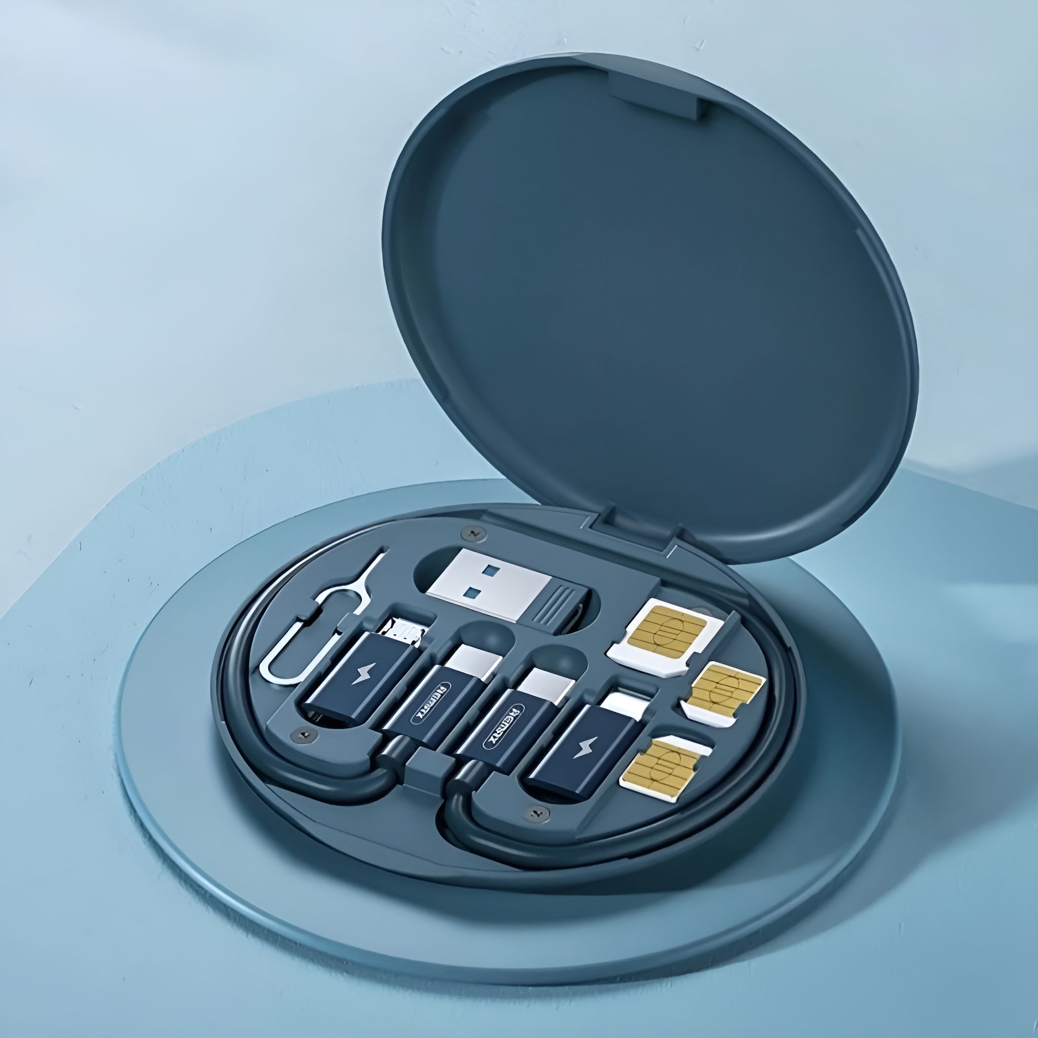Kit de almacenamiento de tarjetas adaptadoras USB – Detalle y presentación – NQLN Store Venezuela