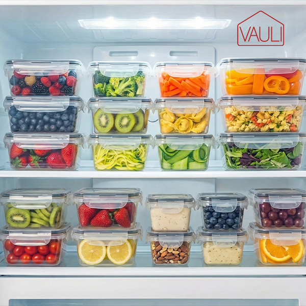 Envases hermeticos 24 unidades Vauli