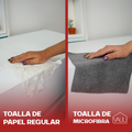 Toallas de Microfibra Vauli 20 toallas 25x25cm – Vista de cerca del producto – NQLN Store