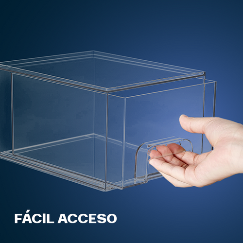 Set de cajas acrilicas VAULI (2 unidades)