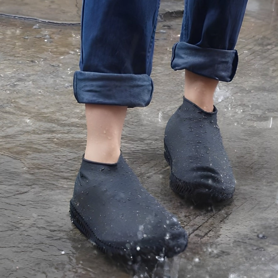 Funda de calzado impermeable de látex espesado