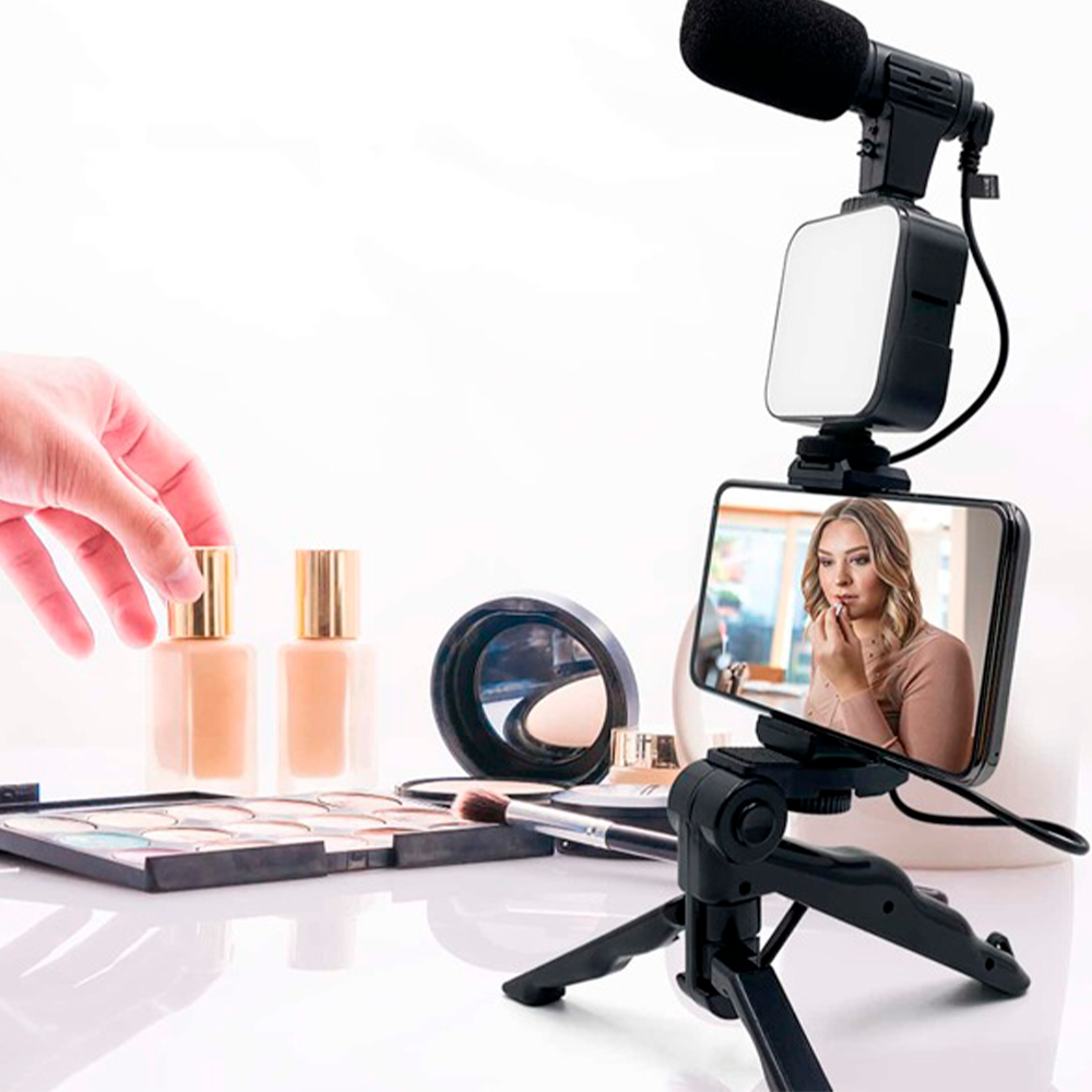 Kit de Blogger con Luz y Microfono