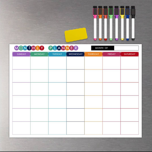Calendario semanal magnetico para nevera