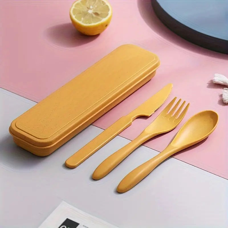 Juego de cubiertos portatil
