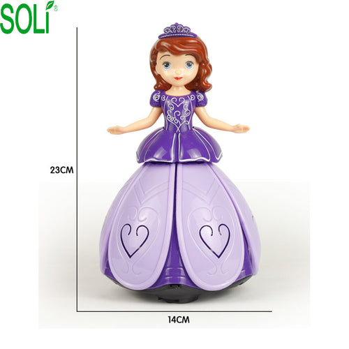Muñeca princesa bailarina giratoria 360 grados