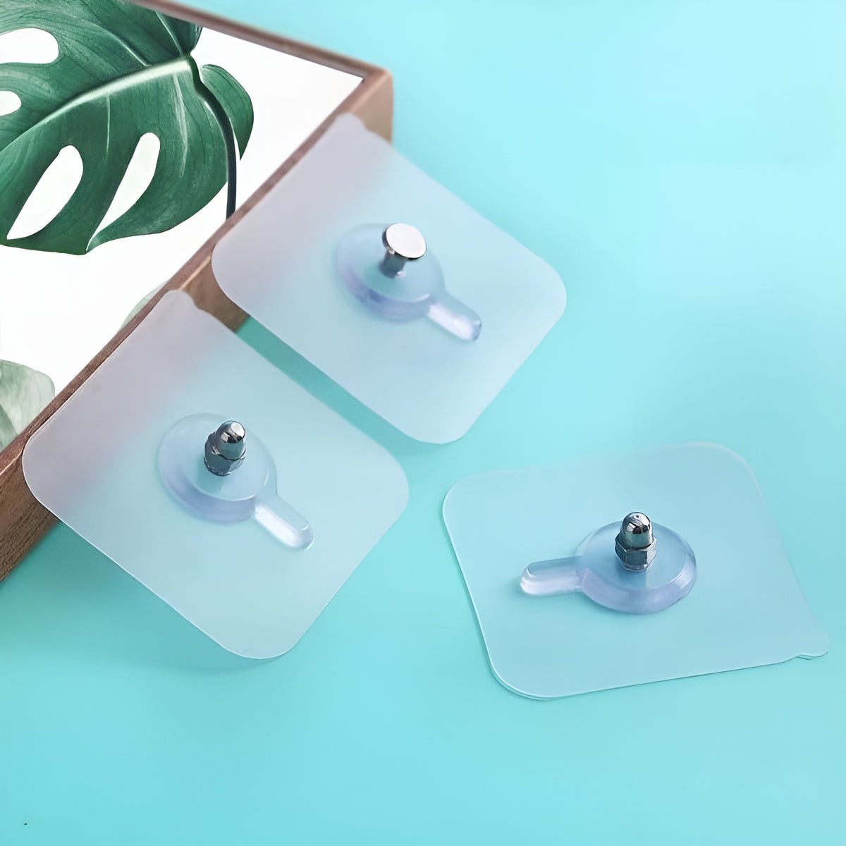 Ganchos de pared adhesivos de tornillo (Pack de 10)