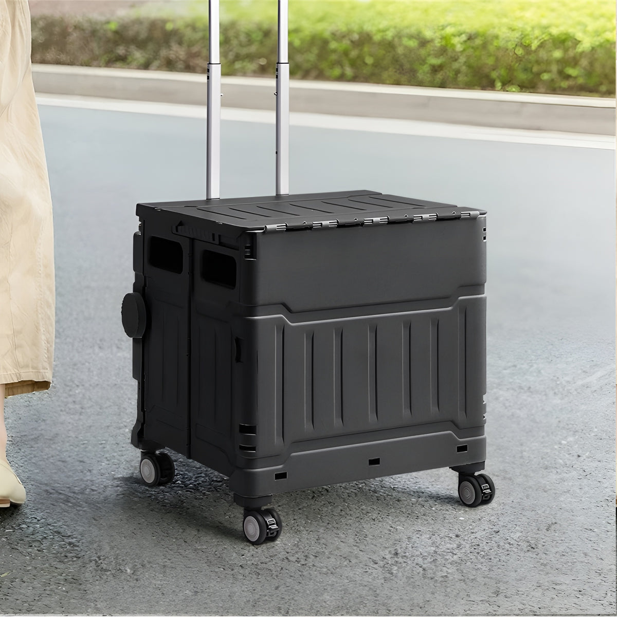 Carrito de compras portatil para uso domestico