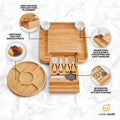 Juego de tablas de bambú para charcutería – Detalle de calidad y acabado – NQLN Store