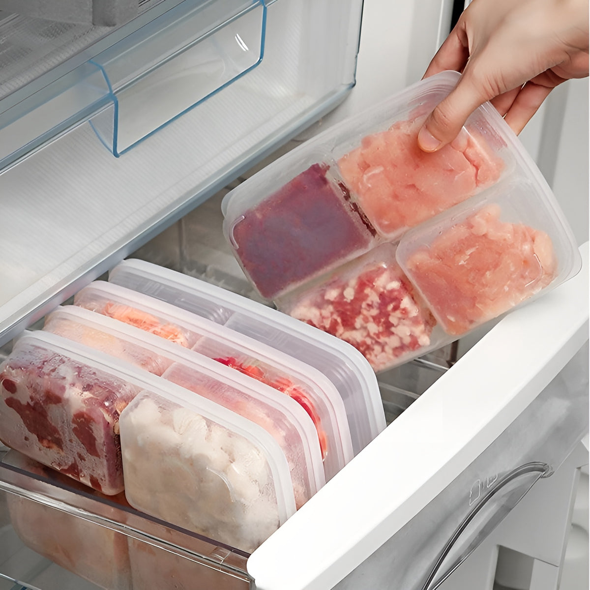 Envase para comida con divisor