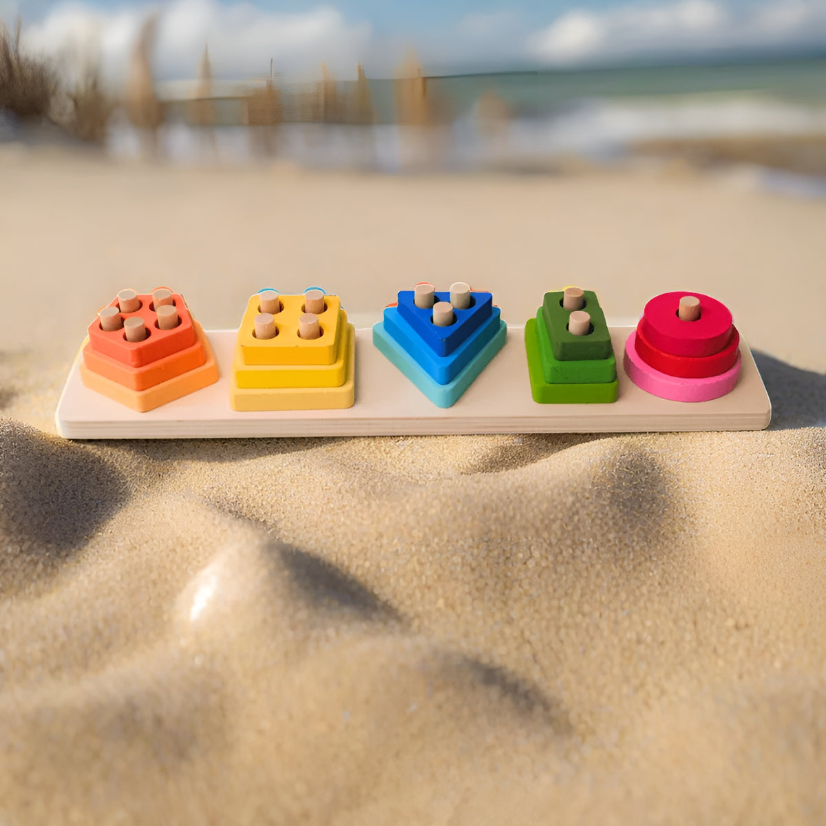 Juguete de madera educativo