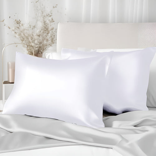 Fundas de almohada de satén