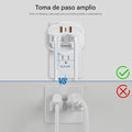 Extensor de toma de corriente 5 en 1 PUJIMAX – Comprar en Caracas, Margarita y toda Venezuela – NQLN Store